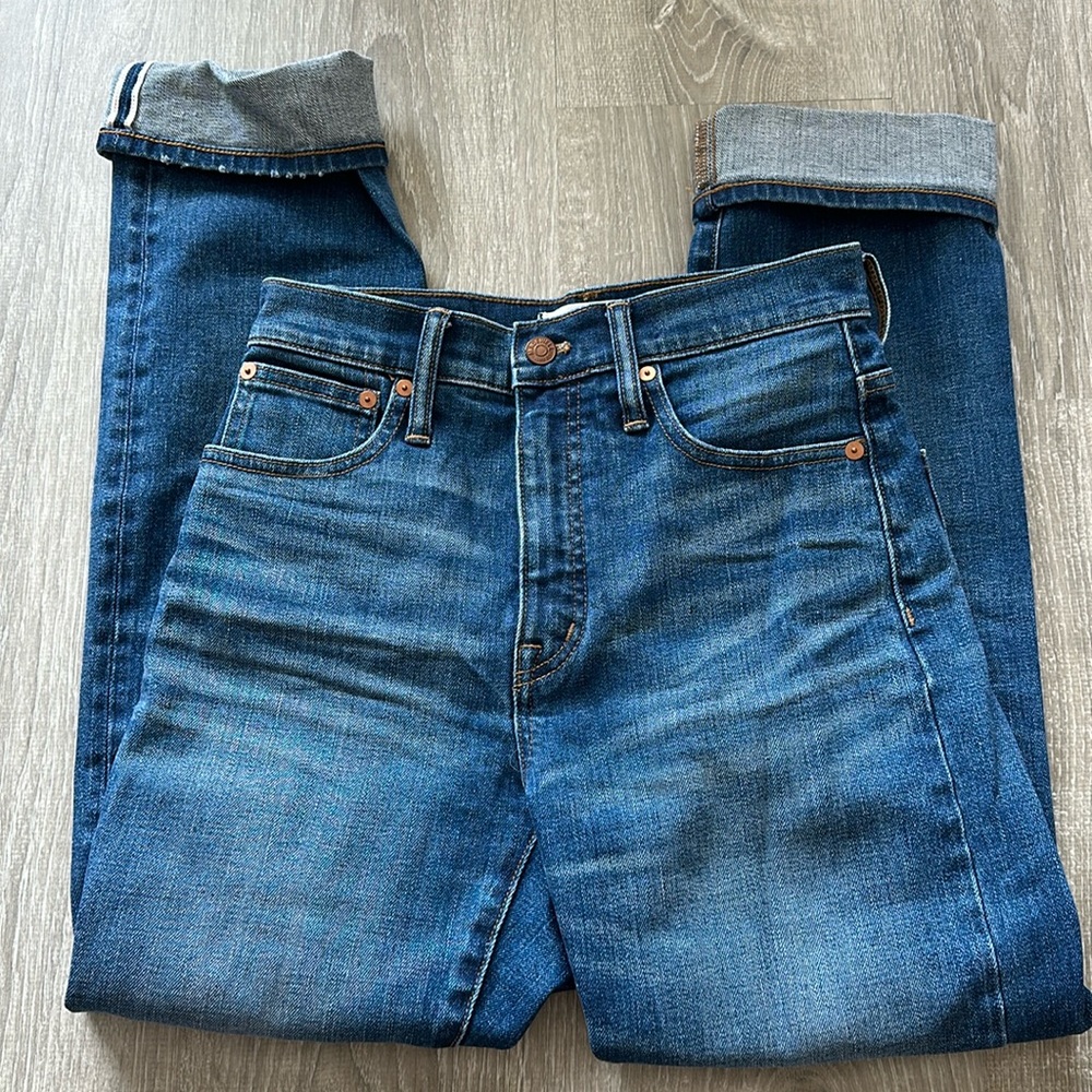 Madewell straight leg jeans